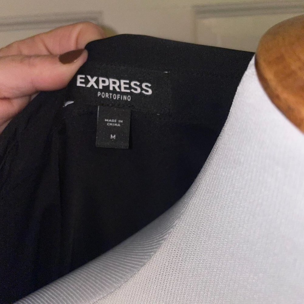 Express Black Button Down - image 3